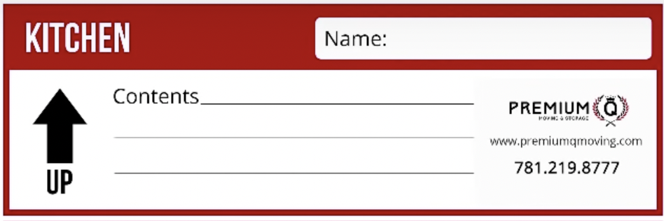 labeling boxes for moving
