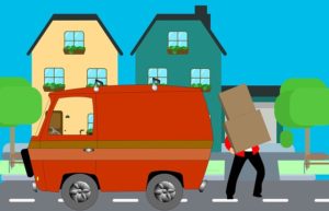 Reasons to avoid DIY relocation - man taking boxes in a van