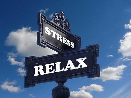 moving from Boston to Seattle - Stress and relax sign 