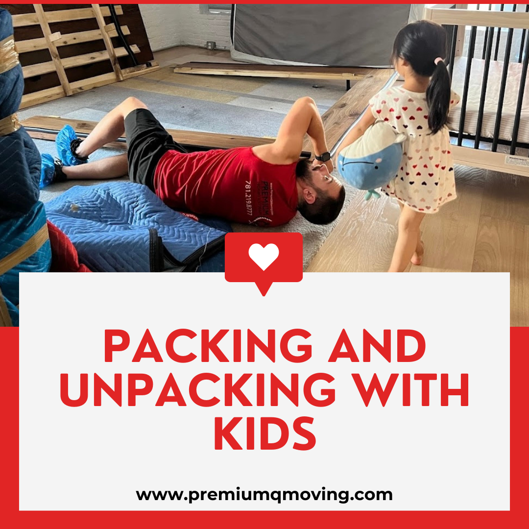 packing and unpacking with kids