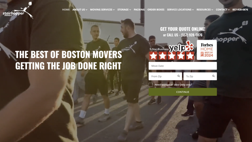 Top 10 moving companies in boston