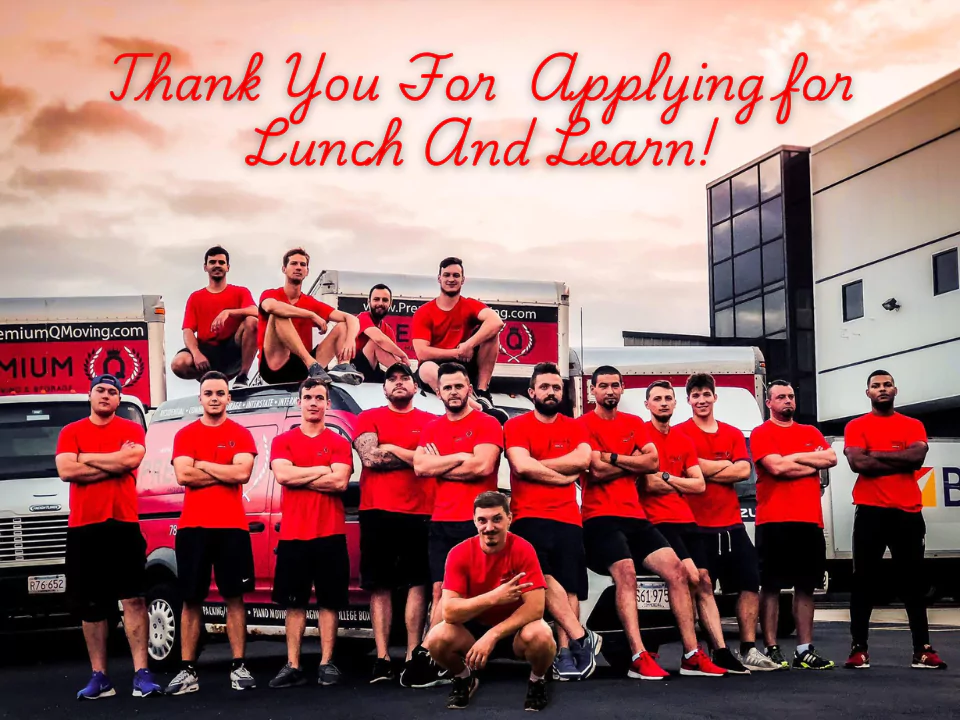 Thank you for applying to our lunch and learn!